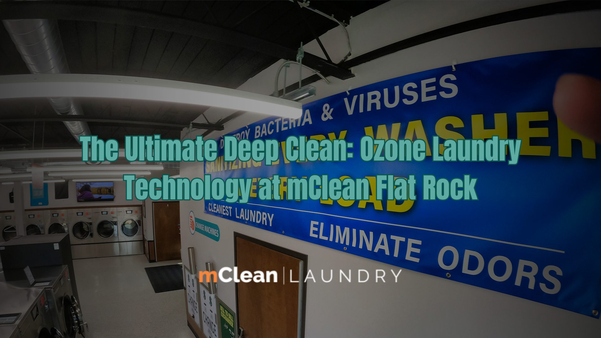 Ozone laundry technology at mClean Laundry in Downriver Michigan for cleaner, fresher, and eco-friendly laundry services.
