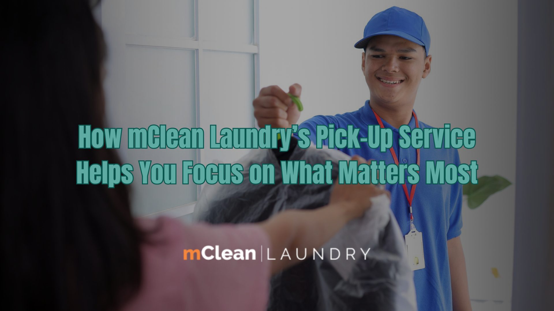Pick-up and delivery laundry service by mClean Laundry in Rockwood and Flat Rock, Michigan, showing freshly folded clothes and professional laundry care.